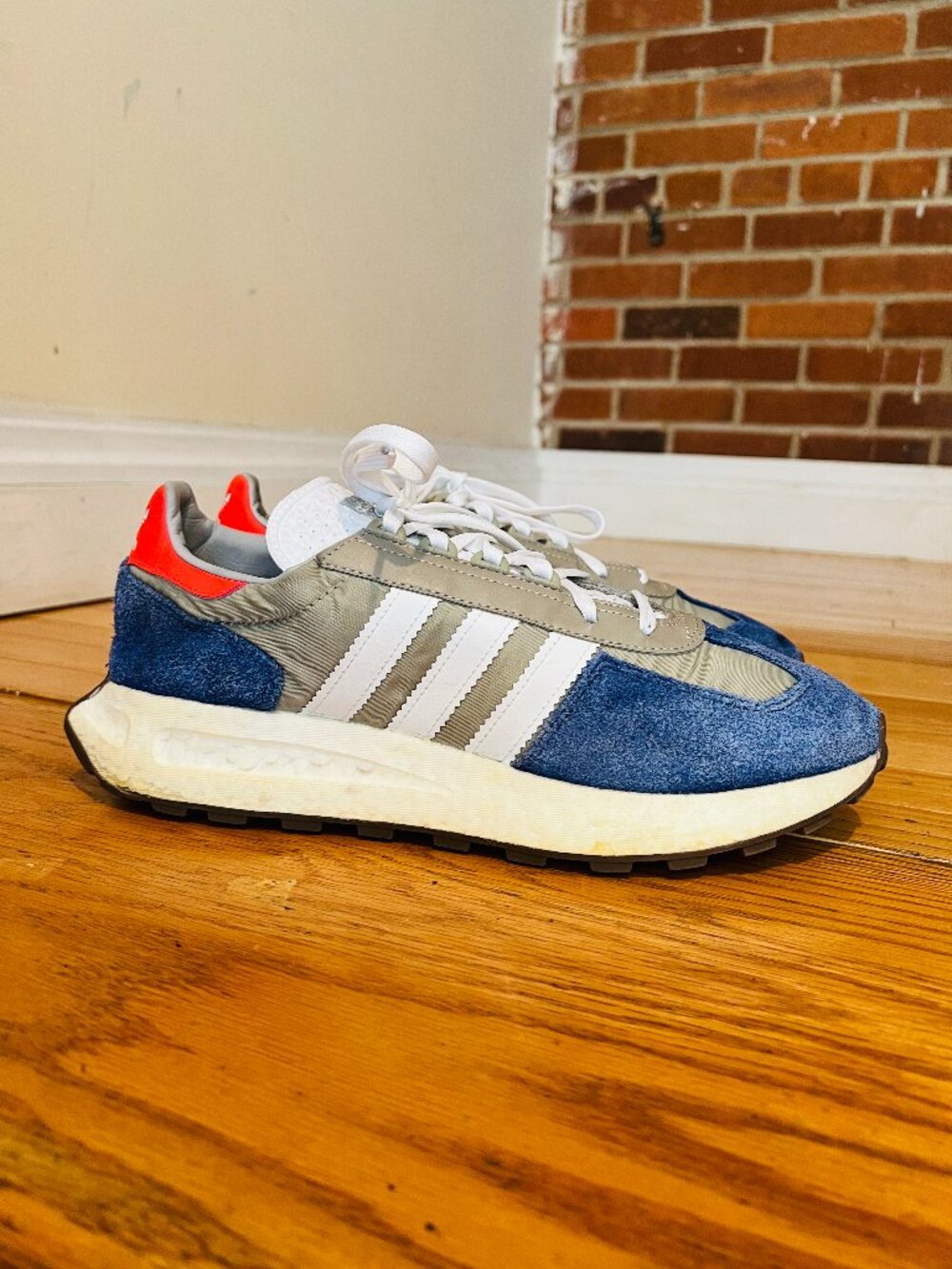 Adidas Originals Retropy E5 Feather Grey Victory Blue H05677 Men 12